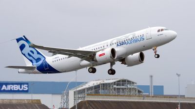 An Airbus A320neo taking off. Problems with engines that power the A320neo aircraft are more extensive than had been previously reported.