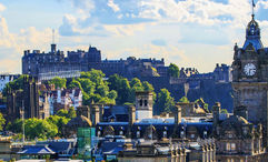 A view of Edinburgh, Scotland.