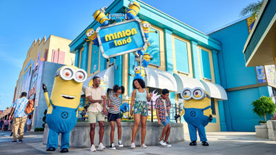 Minion Land is officially open at the Universal Orlando Resort's Universal Studios Florida.