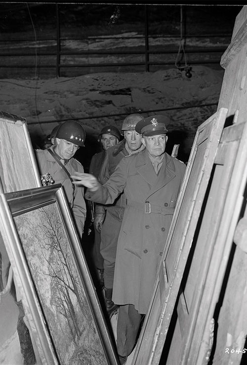 The Pavilion will have an exhibit on the "Monuments Men," the military group that recovered art stolen by Nazis during the war.