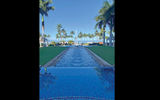 The water feature in front of the Grand Wailea Waldorf Astoria, looking toward the beach.
