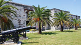 Cannons at the Victualling Yard in the Royal Naval Dockyard in Bermuda's West End.