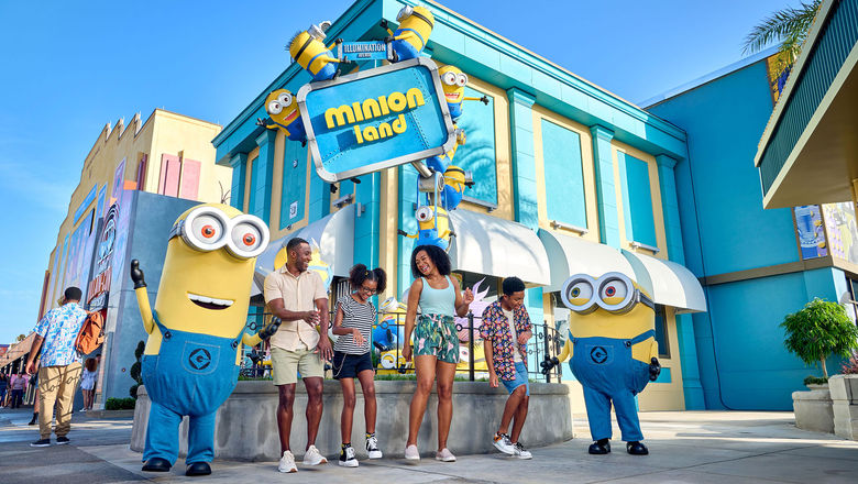 Minion Land at Universal Studios in Florida. The operator just launched a deal where park-goers can buy a three-park ticket for the price of one.